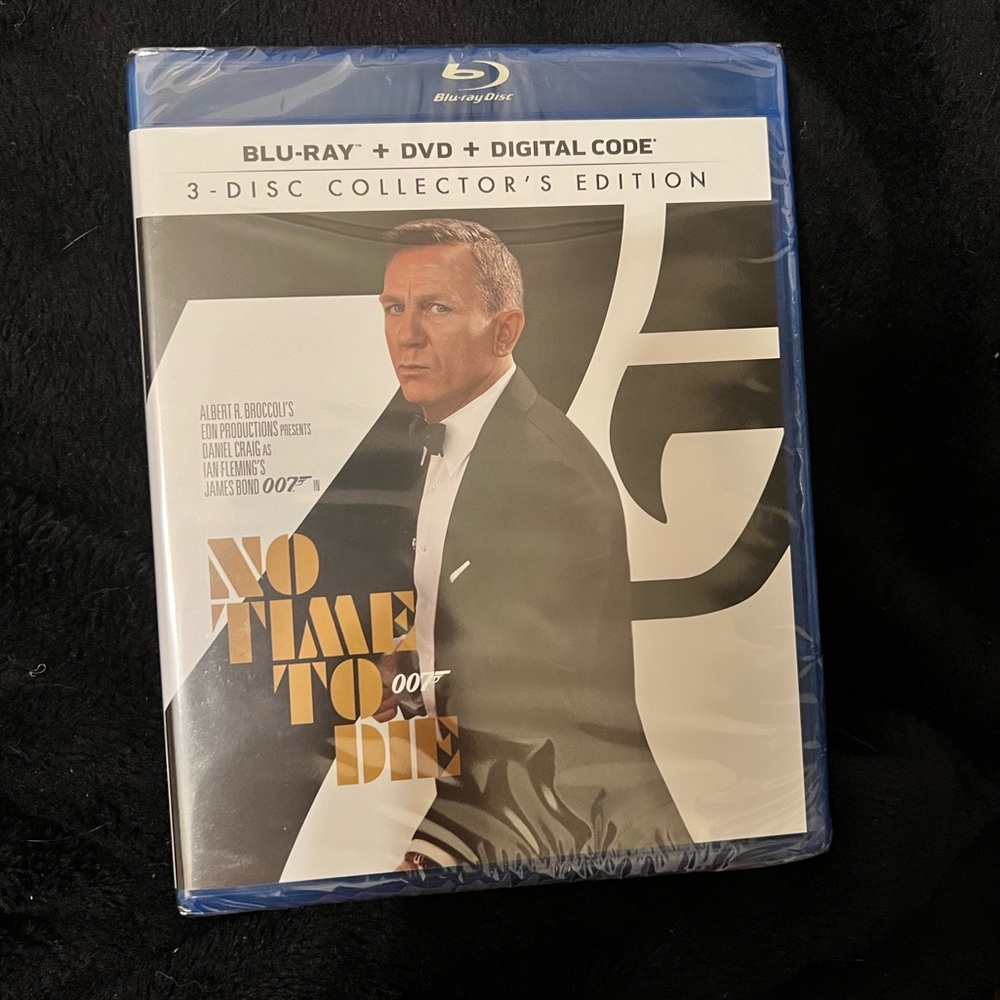 No Time to Die blu ray